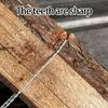 Emergency Steel Wire Handsaw Twin Pack Outdoor Cutting Tool For Campfires Preparation And Trail Maintenance