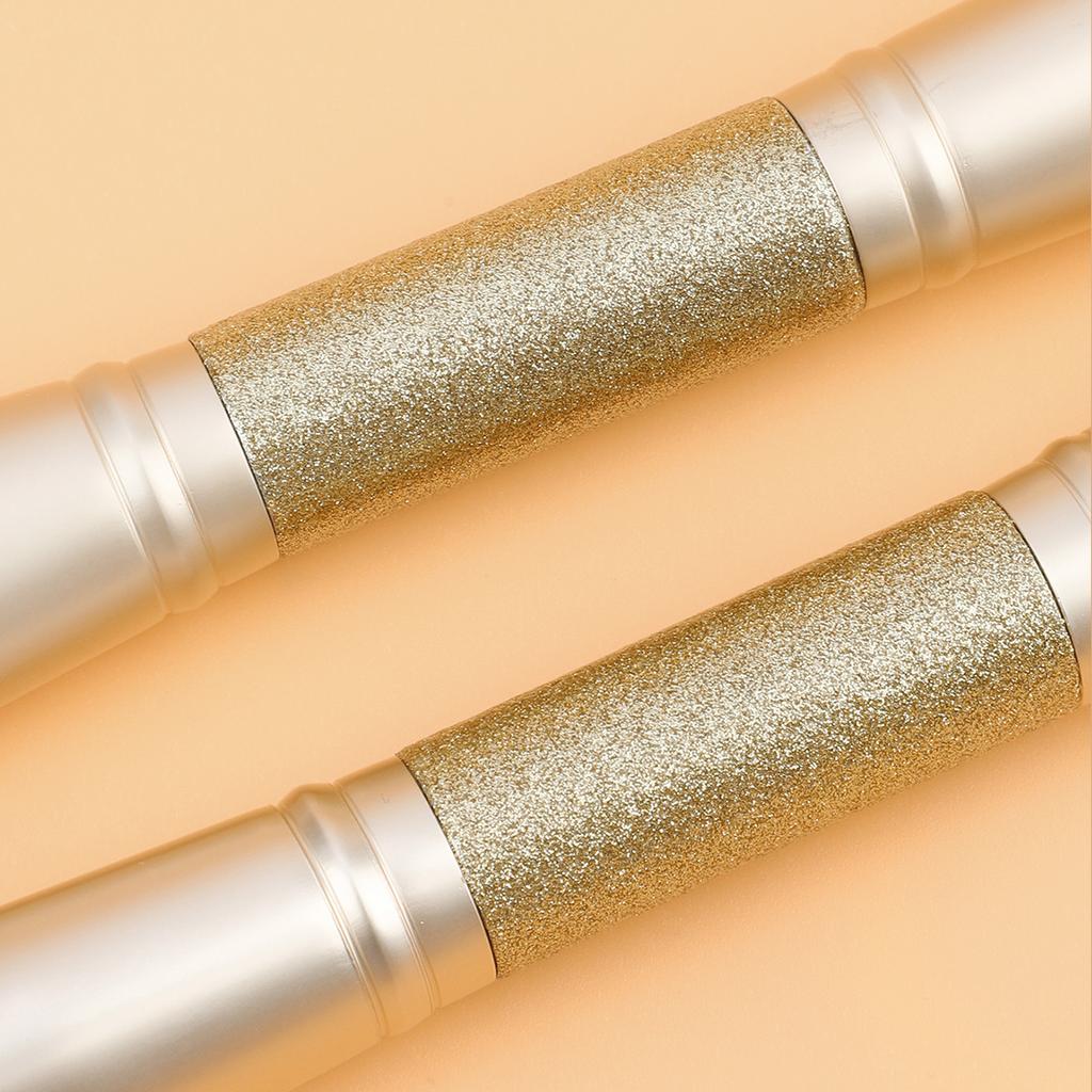 1PCS Double-Ended Foundation And Contour Brush Set Soft Synthetic Bristles for Powder Buffer Blending Duo Face Brushes