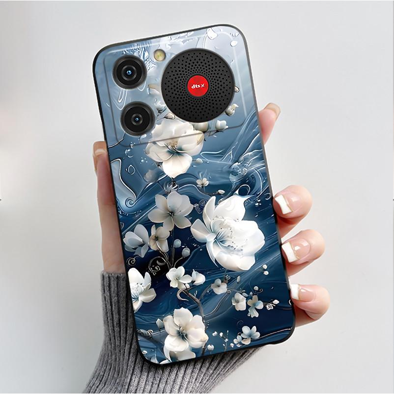 For Nubia Music Case Z2353 Butterfly Flowers Silicone Phone Cover For ZTE Nubia Music Funda Protection Shockproof Bumper Shell