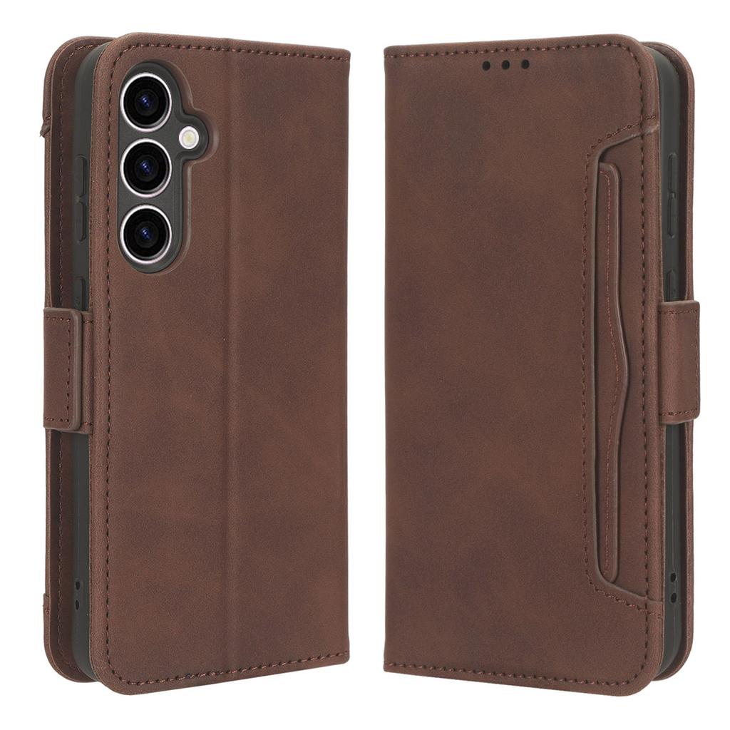 Phone Case with Multiple Card Slots for Samsung Galaxy S23 FE,Stand Wallet Leather Cover