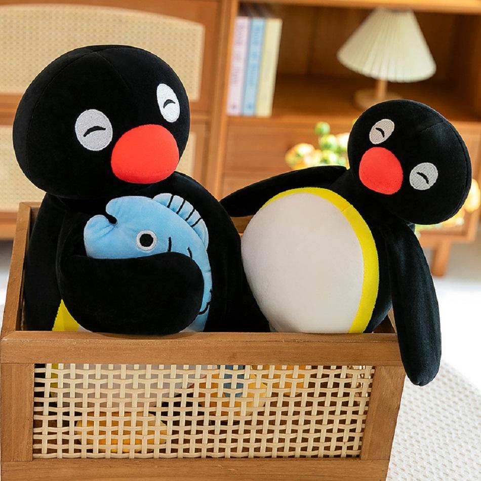 Pingu Plush Playthings Doll Cute Anime Model Desktop Ornaments Collection Plushine Doll Toy Figurine For Kid Birthday Gift