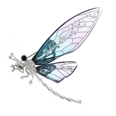 Transparente Libellen-Broschen für Damen, große Insekten, Hochzeiten, Bankett, Büro, Broschen, Geschenke