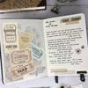 50PCS Vintage Ticket Stickers (Version 2) - High-Aesthetic Supplies for Journal Collage & DIY Background Decor AnimeWorlds Store