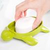 Plastic Turtles Shape Soap Box Anti-slip Soap Holder Soap Rack Drain Soap Holder Box  Toilet
