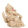 Sandstone Ganesha Statue Hand Carved Elephant God Sculpture Indian Divine Blessing Decor Yoga Meditation Altar Centerpiece