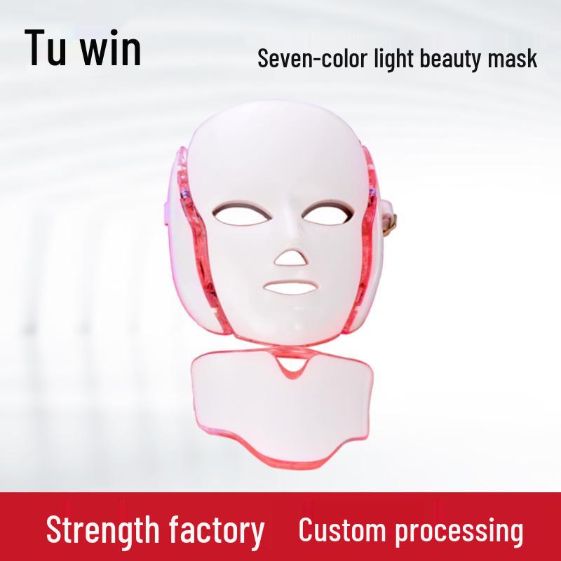 

Светодиодная семицветная маска для омоложения кожи с микротоковой терапией UK Standard