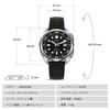 BERNY Manual and 200m Water Sapphire Super Fluorocarbon Rubber Fashionable Birthday Gift Men's Watch, Automatic, Resistant, AR-Coated Crystal,