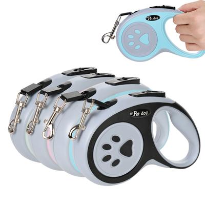 3M 5M Retractable Dog Leash For Small Dogs Cats Cute Paw Print Puppy Kitten Roulette Outdoor Training Chihuahua Extendable Strap