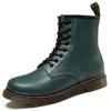 Autunno Inverno 2026 Stivali Martin in Pelle Modelli Coppia Uomo e Donna Velluto Caldi Suole Spesse Aumentano Altezza Tendenza Britannica Versatili