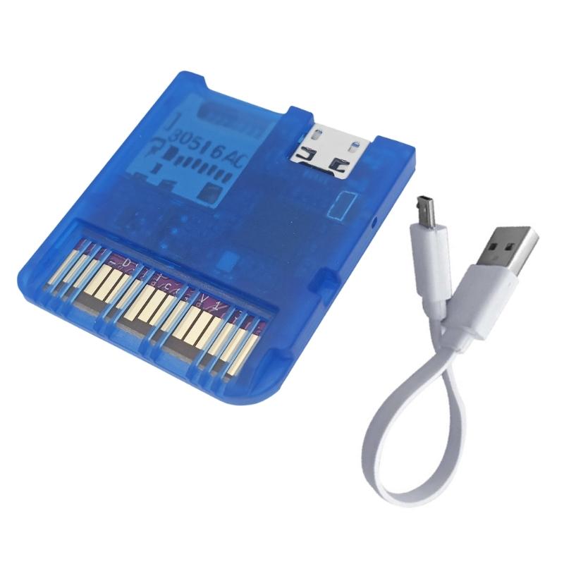 Game Reader Cartridge for Console Transparent Case Game Card Easy Firmware Update Low Power Consumption