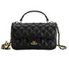 Borsa da donna portatile nuova con texture, colore solido, borsa a tracolla a diamante, borsa a tracolla