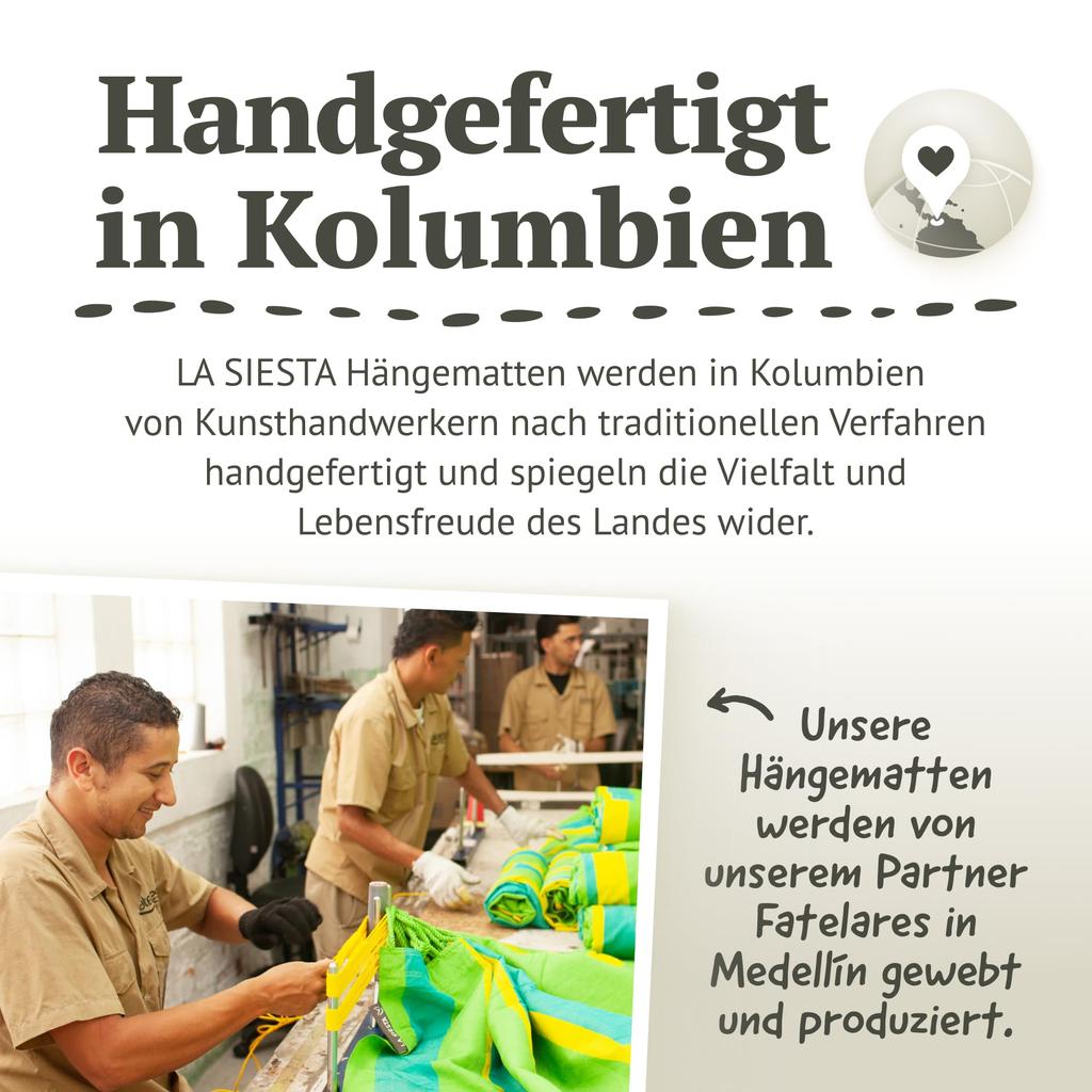 La Siesta Hammock Family Size Brisa for People Outdoor Camping Indoor Family Vanilla Classic Hammock Brisa Kingsize Vanilla [La Siesta] 1-3 BRH18-1