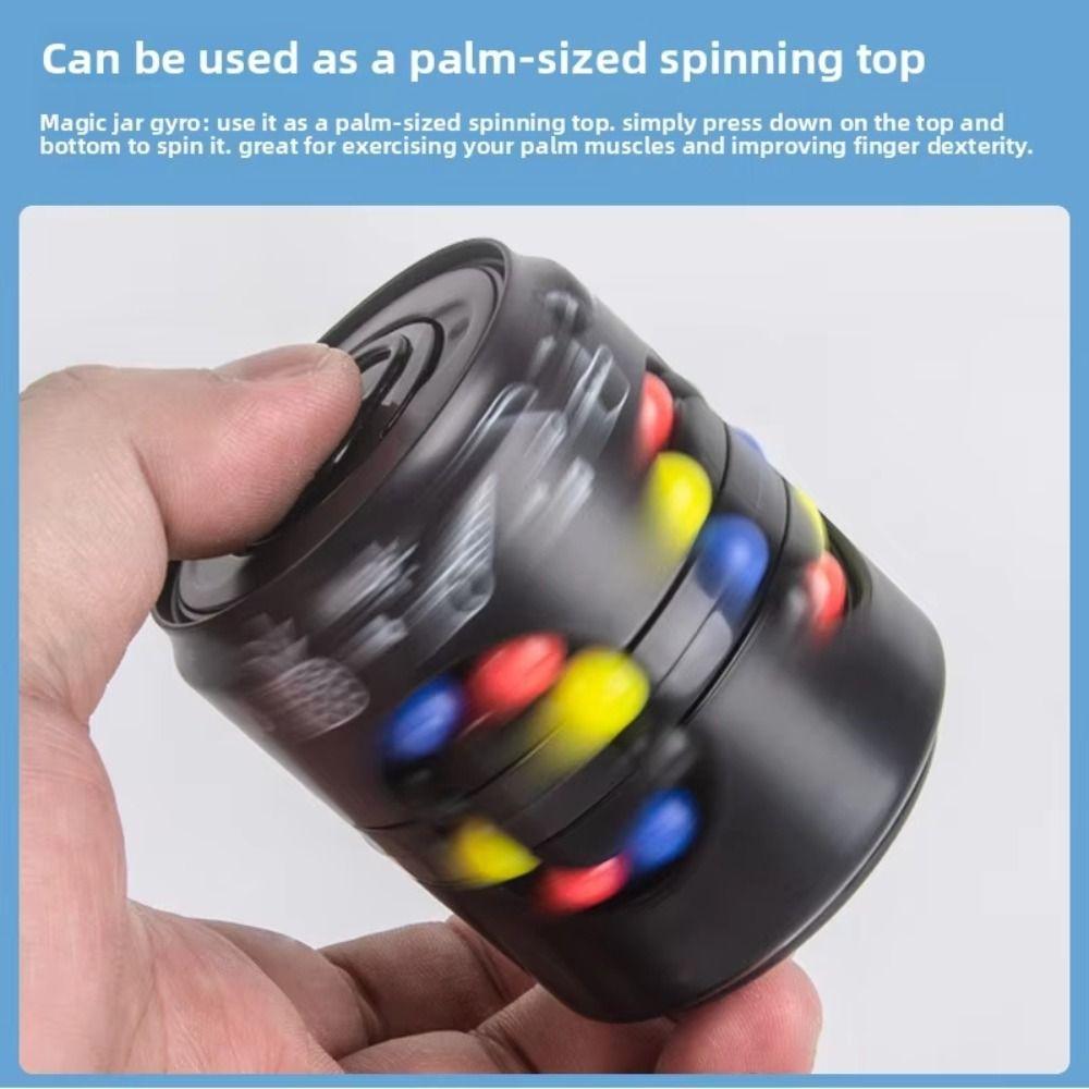 Finger Gyro Rotating Ball Rotating Ball Finger Spinner Gyro Funny Can Rubik's Cube Toys