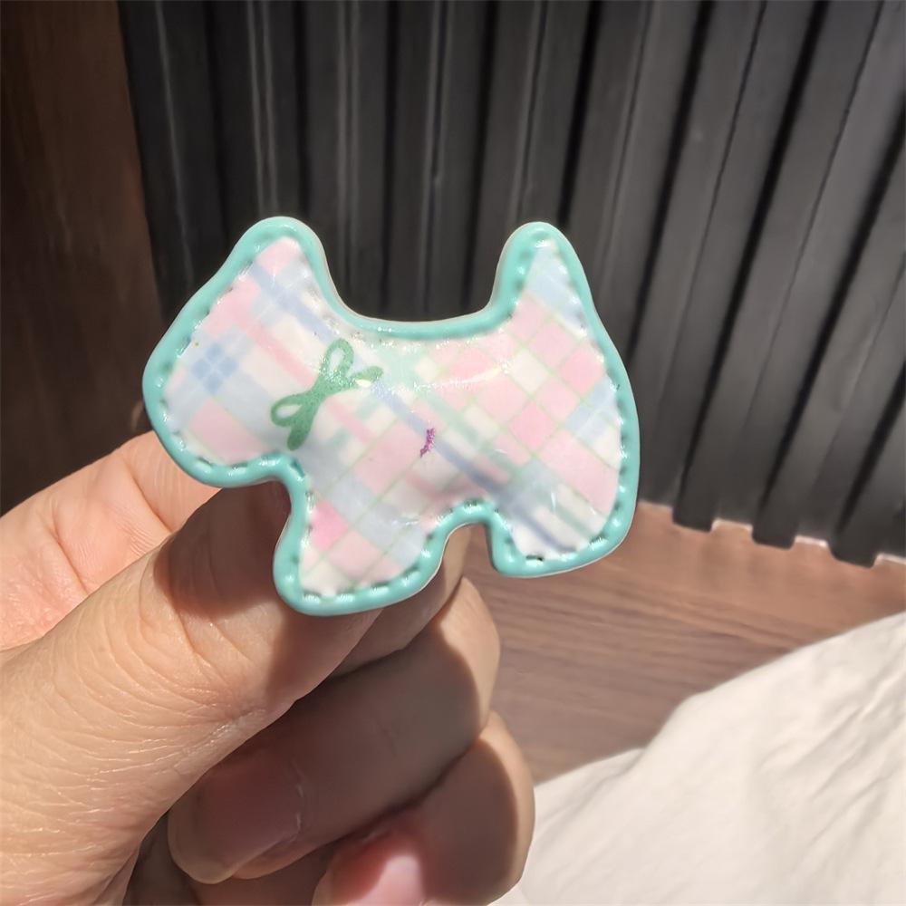 New dopamine Colorful bow Shoe laces Charms for Sneakers Cartoon Dog Shoe Decorations Charm Crystal Pearl Bow Shoes Accessories