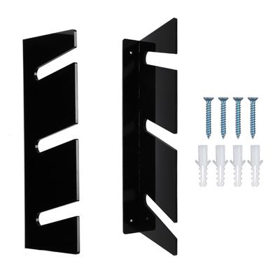 Skateboard Rack Wall Mount Acrylic 3 Layer Snowboard Display Storage Shelf for Garage Living Room