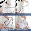 1/2 Layer Pop Up Clothes Dryer Rack Foldable Windproof Sweater Drying Rack Towels Socks Underwear Mesh Drying Rack For Home