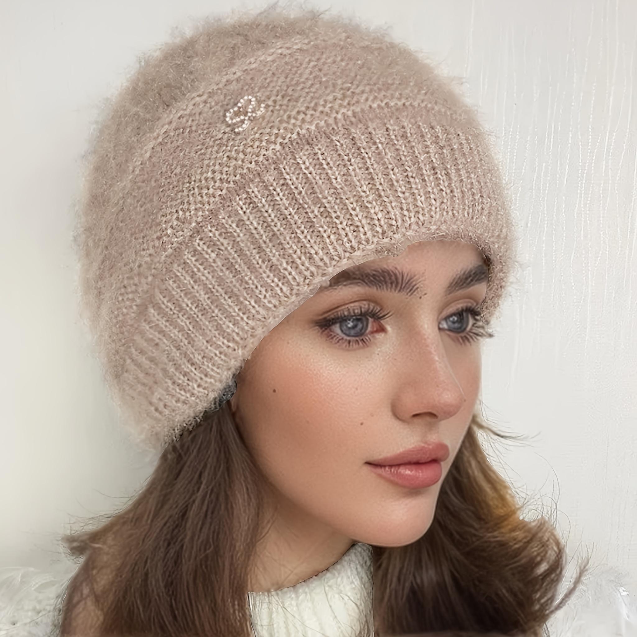 

2025 An Elegant Women S Knitted Hat, a Warm Cap for Winter And Snowy Days, Soft And Cozy.