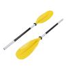 Boat Paddle Yellow Aluminum Alloy Professional Double Head Canoe Kayak Oar for Rowing