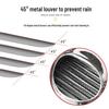Lanshi 304 Stainless Steel Wall Exhaust Vent Cap
