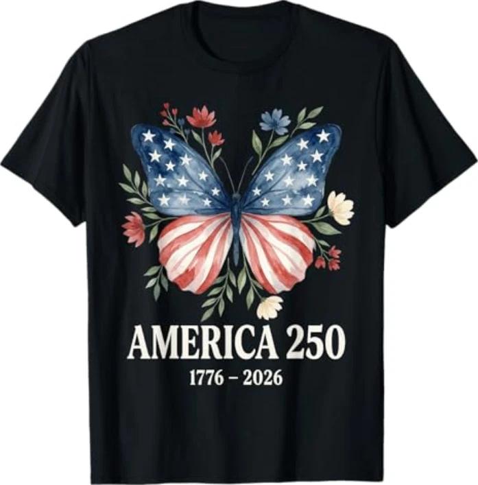 250th Anniversary Usa Shirt Patriotic Freedom 4th Of July Tshirt S