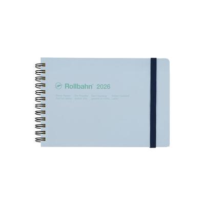 [Delfonics Planner 2026 Edition / Starting October 2025] Rollbahn Diary, Horizontal, Large, Monthly Schedule Book (Light Blue)