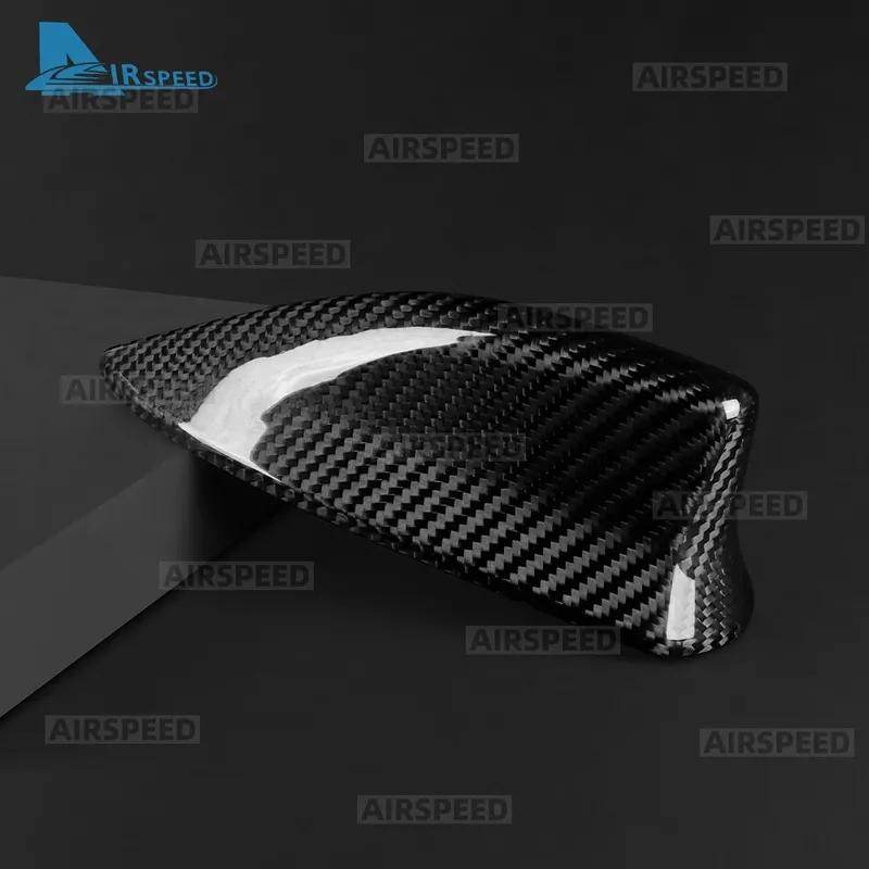 Real Hard Carbon Fiber Car Antenna Shark Fin Cover For Toyota GR Yaris/Yaris Cross 2024 Sticker Accessories