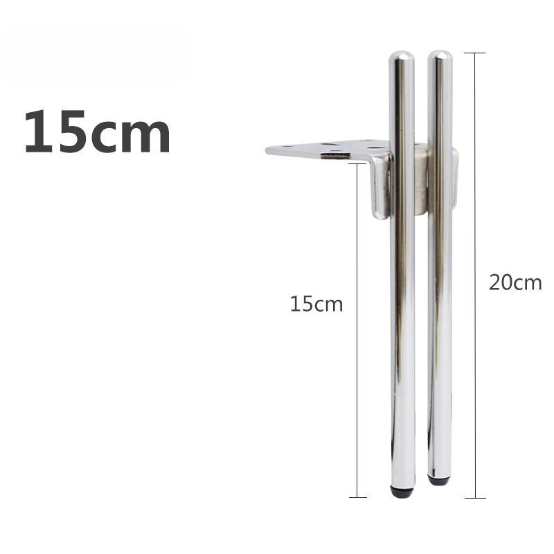 4pcs 13/15/18cm Metal Adjustable Furniture Legs Sofa TV Cabinet Feet Bathroom Cabinet Bed Support Leg Home Replacement Hardware