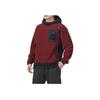 Under Armour Color Block Outdoor Pullover Hoodie Men Deep-Red 1367134-626