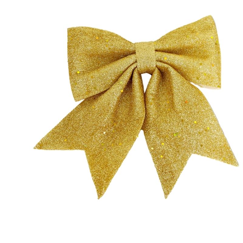 Christmas Tree Bowknot Decoration for Home Party Bows Ornament DIY Accessories