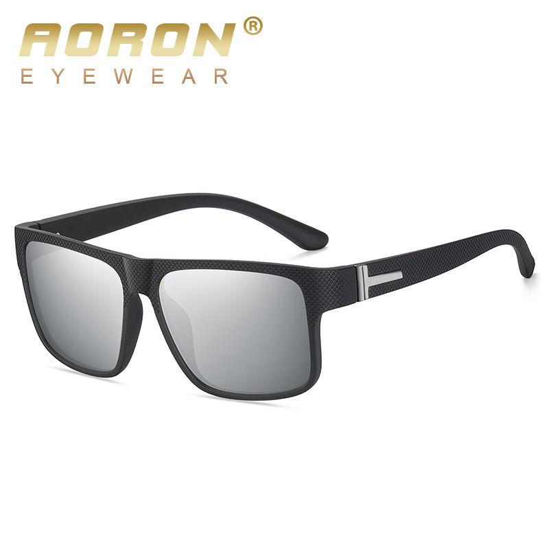 aoron Fashion Polarized Sunglasses Men Classic Sport Fishing Driving Sunglasses Colorful UV400 Anti Glare Eyewear for Man Male