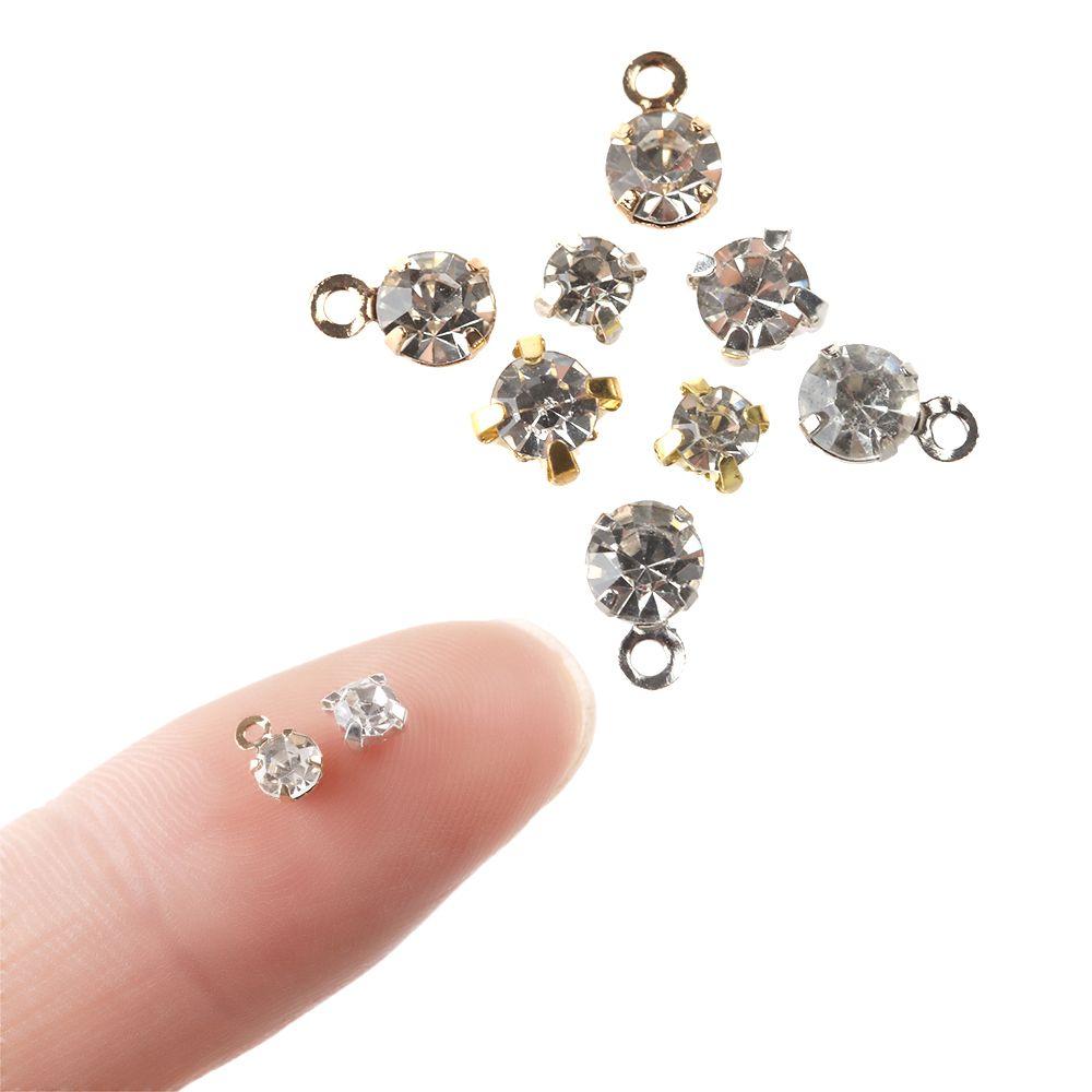 Accessories Patchwork Decoration Mini Button Rhinestone Buckles DIY Doll Clothes Necklace Buttons