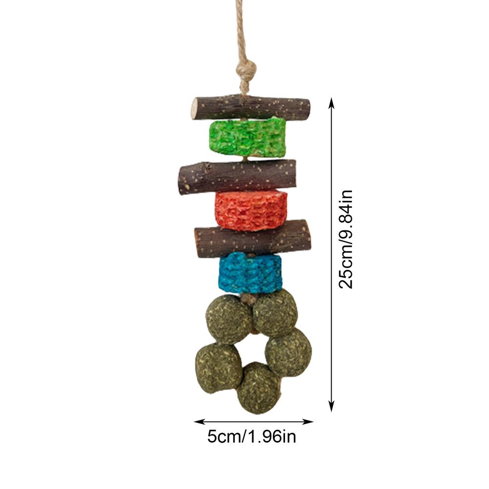 Gerbil Chew Toys Wooden Hamster Chews Oral Care Teether Funny Pet Supplies Hamster Toy For Ferrets Degus Guinea Pigs Chinchillas