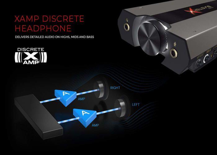 Carte d'acquisition audio et vidéo - Creative - SBX-G6 - Son surround 7.1 - Amplificateur de casque - USB