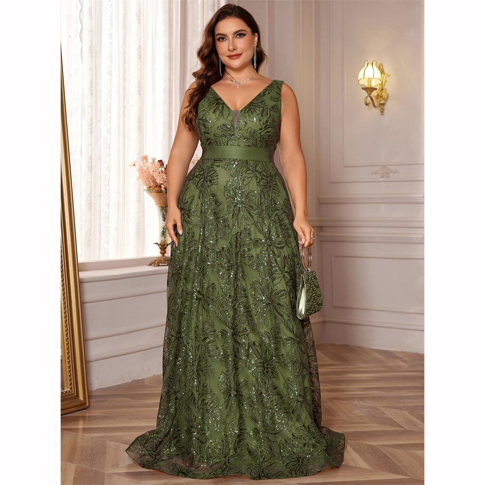 Hluboký výstřih do V, flitry, modré večerní šaty, dámské, elegantní V záda, svatební párty, dlouhé plesové koktejlové šaty