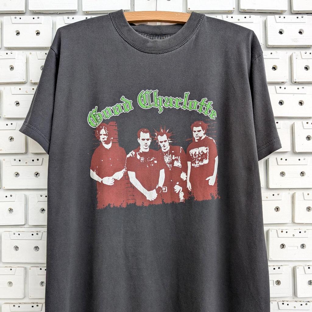 Vintage 00s Good Charlotte T Shirt Pop Punk Alternative Emo Rock Band Merch Tee Size M
