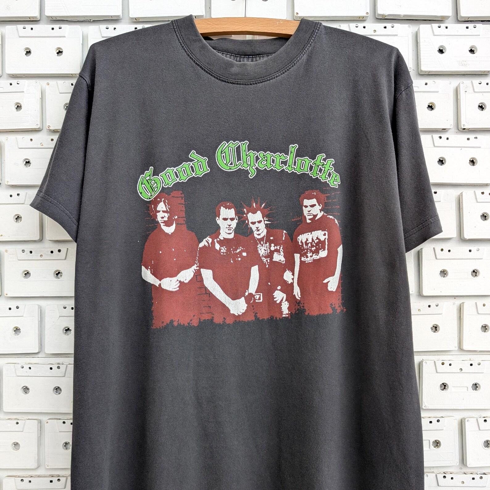 Vintage 00s Good Charlotte T shirt Pop Punk Alternative Emo Rock Band Merch Tee Size M 4XL
