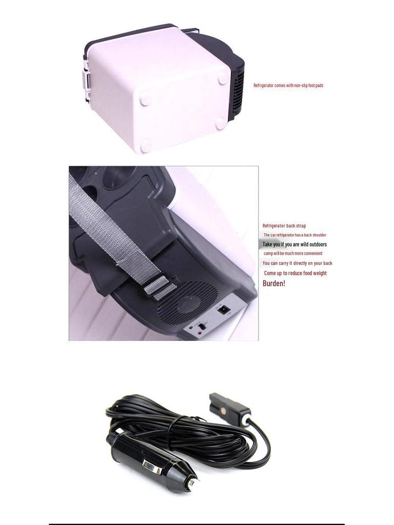 Portable 12V Mini Fridge: 6L Dual-Use Car & Home Cooler/Warmer