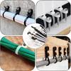 100-400Pcs Screw Hole Cable Ties Nylon Self-Locking Loop 4x150/200MM Wrap Bundle Mount Organizer Fastening Straps Fasten Zip tie