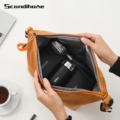 Faltbare Lunch-Tasche im japanischen Stil - Bento-Tasche mit großem Fassungsvermögen