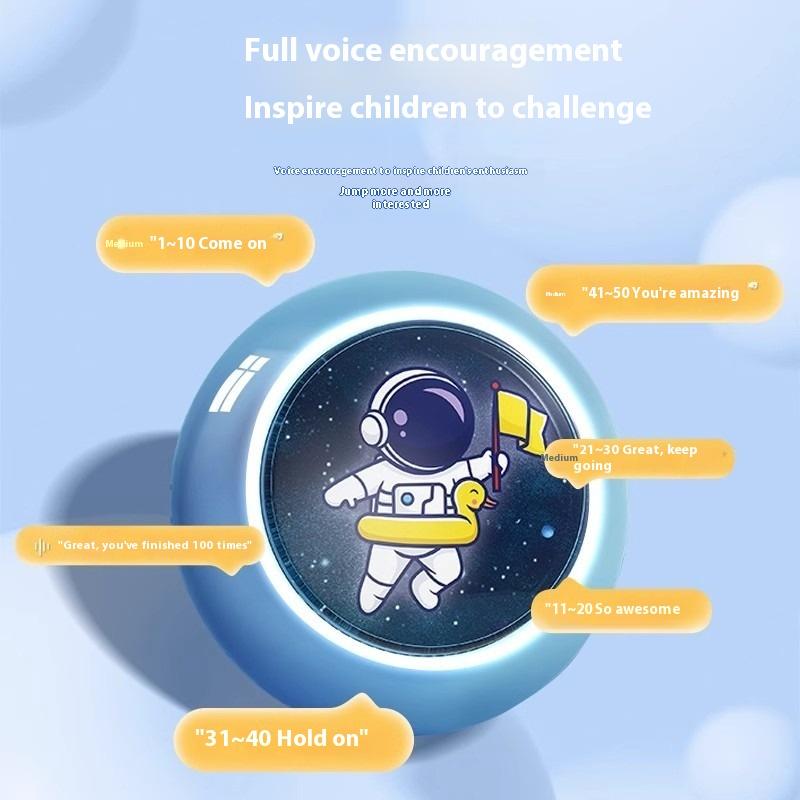 Kids' Touch-Activated Jump Counter with Voice Broadcast