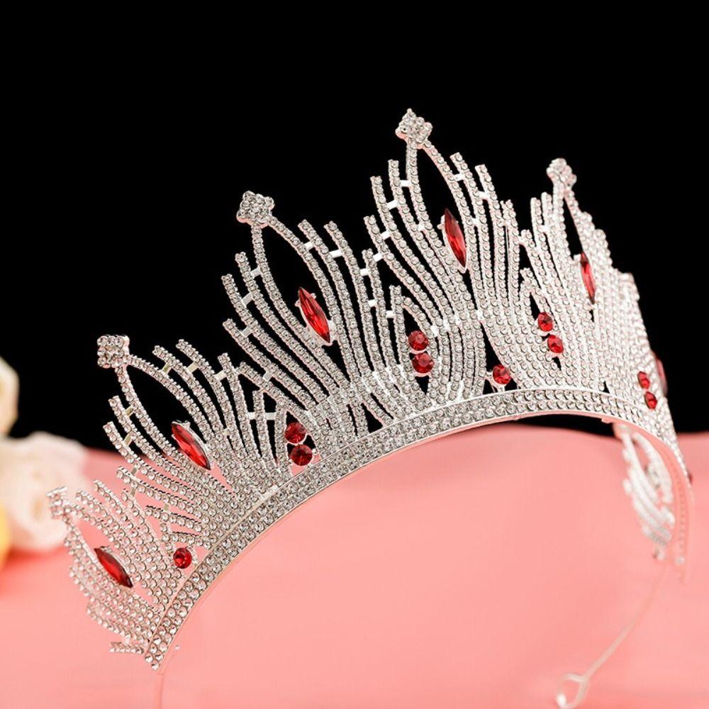 Luxury Wedding Tiara Glamorous Bridal Headdress Hair Accessories Crystal Crown  Wedding Ceremony