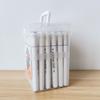 48-Color Dual-Tip Acrylic Marker Set In Portable Box for Kids' Art, DIY Journals, and Coloring