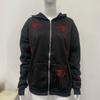 Y2K Estetiska toppar Punk Sportjacka Streetwear Hip Hop Sweatshirt Grafik Oversized hoodies