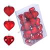 Q1FD Valentinstag Herz-Ornamente Herz-Kugeln Herzförmige Hängedekoration für Valentinsbaum Hochzeitstag