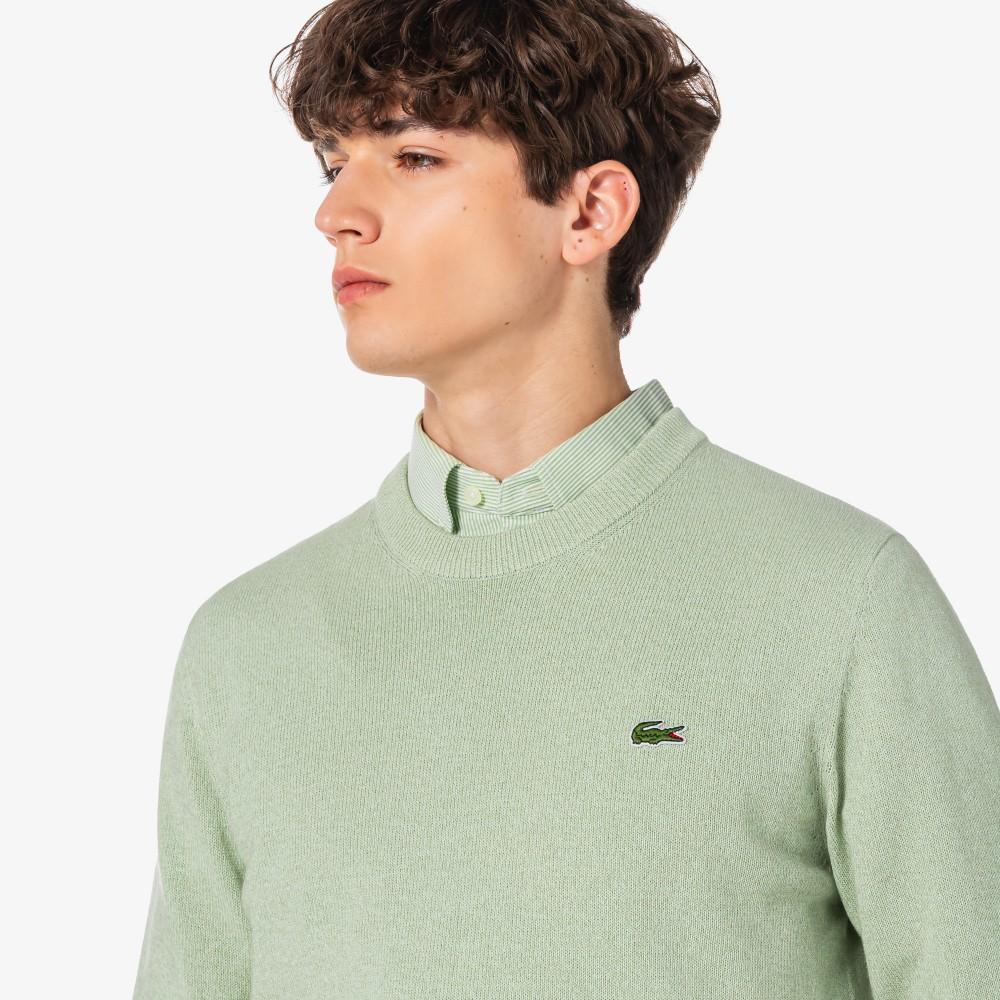 [lacoste] Men's Paper Long Sleeve Crewneck Pullover AH598E-56G02M