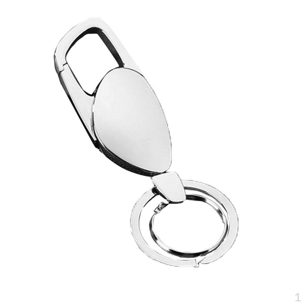 Alloy Metal Keyring Keychain Car Key Chain Ring Keyfob