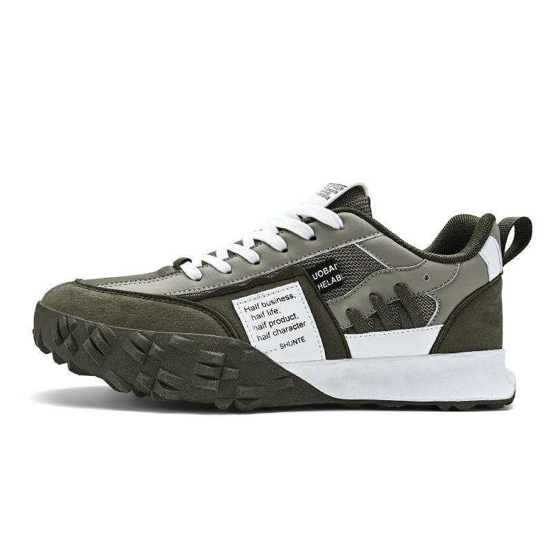 Men's shoes summer breathable 2025 new youth sports and leisure shoes non-slip wear-resistant mesh shoes Korean version trendy shoes men