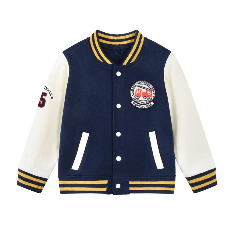 New Arrival Japanese Style Zhongda Children's Baseball Uniform Outwear Spring and Autumn Boys' Cardigan Tops Casual Sports Jacket Sweatshirt