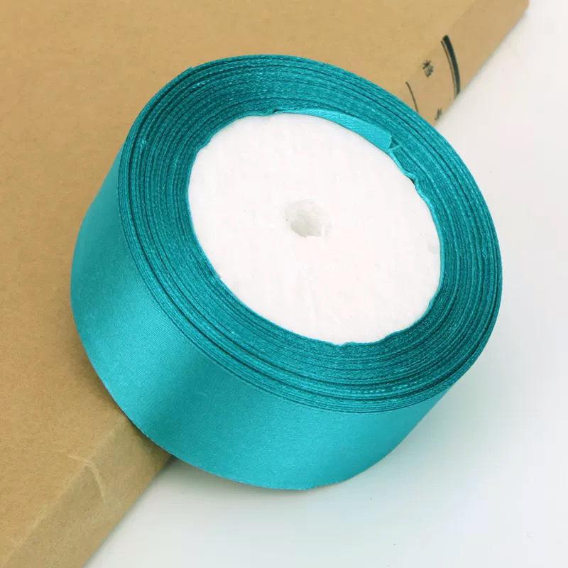 Solid Color Polyester Ribbon for DIY Floral Crafts & Cake Decoration