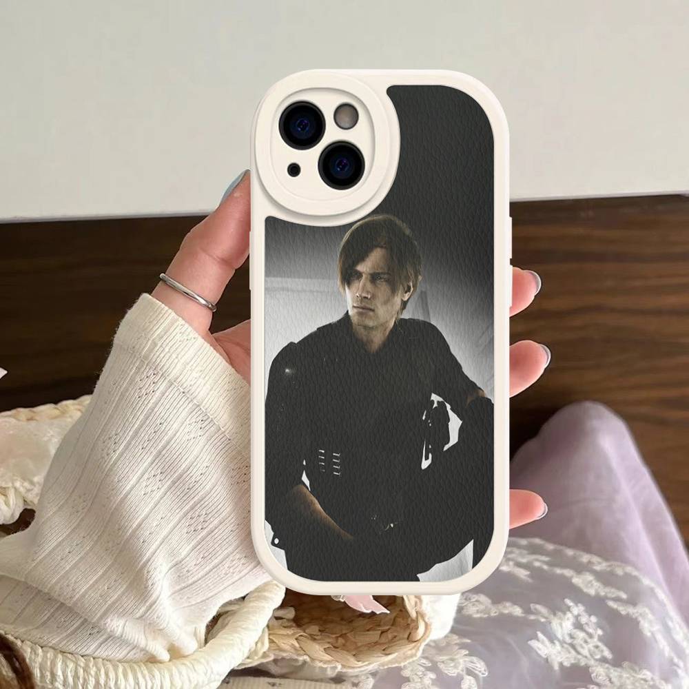 R-RESIDENT GAME E-EVILS Leather Phone Case For iPhone 16 15 14 13 12 11 Pro Max Plus Cover